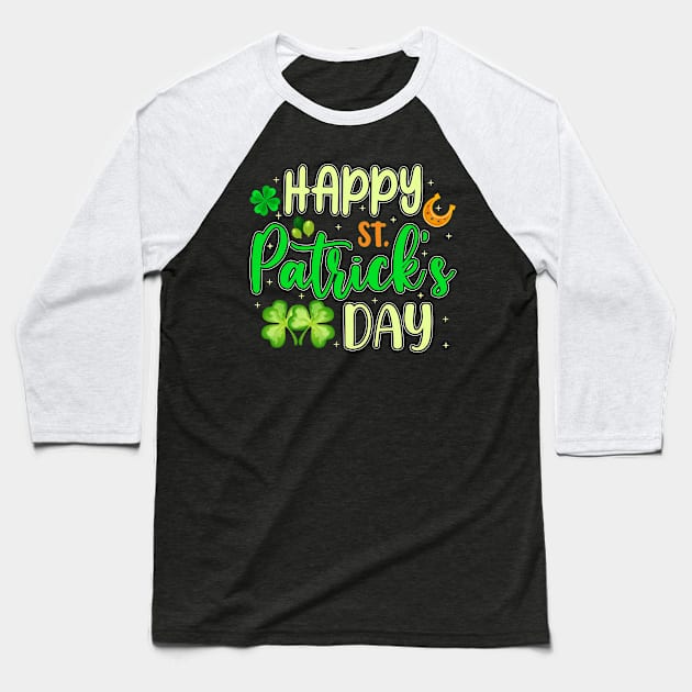 Happy St.Patrick's day Baseball T-Shirt by little.tunny